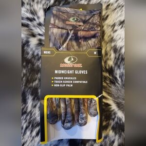Mossy Oak Camouflage Midweight Gloves